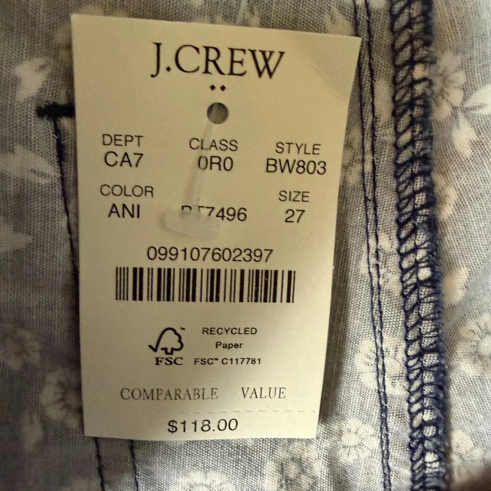 J. Crew crew pants